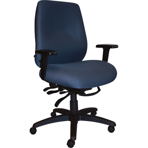 Cierra Heavy Duty Ergonomic Chairs, Fabric, Blue, 400 lbs. Capacity Planification Entrepots Molloy