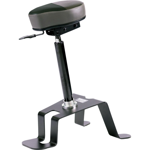 Chaise ergonomique assis-debout TA180, Vinyle Si&egrave;ge, Noir Planification Entrepots Molloy