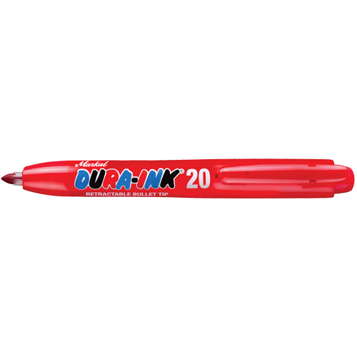 Dura-Ink&reg; #20 Permanent Marker, Red, Fine Tip Planification Entrepots Molloy