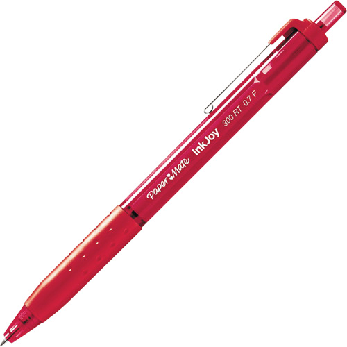 Stylo Inkjoy 300RT, Rouge, 1 mm, R&eacute;tractable Planification Entrepots Molloy