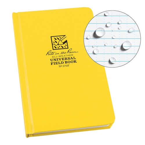 Bound Book, Hard Cover, Yellow, 160 Pages, 4-5/8" W x 7-1/4" L Planification Entrepots Molloy