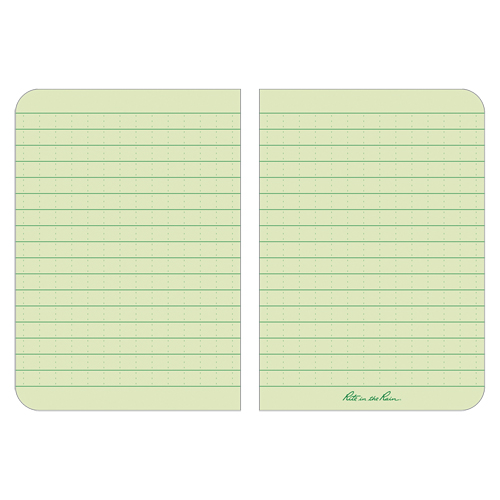 Livre m&eacute;mo, Couverture souple, Vert, 112 Pages, 3-1/2" , 5"  Planification Entrepots Molloy