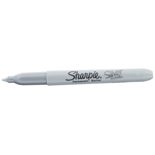 Permanent Marker, Silver, Fine Tip Planification Entrepots Molloy