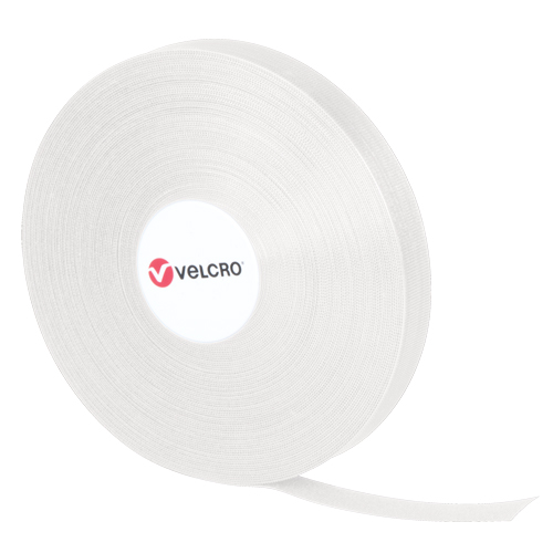 Attaches QWIK, Boucle et crochet, 25 vg x 3/4", Auto-aggripant, Blanc Planification Entrepots Molloy