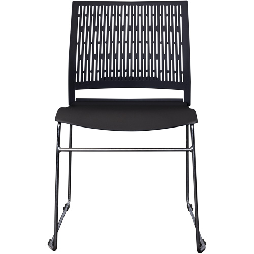 Activ Series Stacking Chairs, Polypropylene, 32-3/8" High, 275 lbs. Capacity, Black Planification Entrepots Molloy