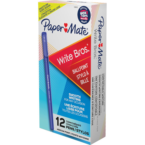 Paper Mater&reg; Write Bros&reg; Ball Point Pen, Blue, 1 mm Planification Entrepots Molloy