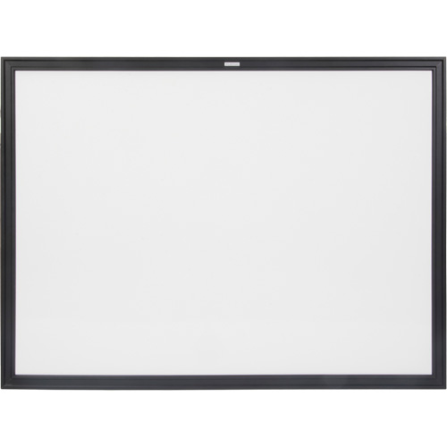Black MDF Frame Whiteboard, Dry-Erase/Magnetic, 48" W x 36" H Planification Entrepots Molloy