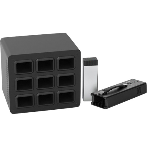 Base de poste de recharge KwikBoost EdgePower pour 9 batteries Planification Entrepots Molloy