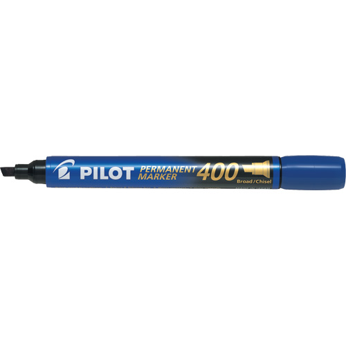 Marqueur permanent 400, Bleu, Pointe Ciseau Planification Entrepots Molloy
