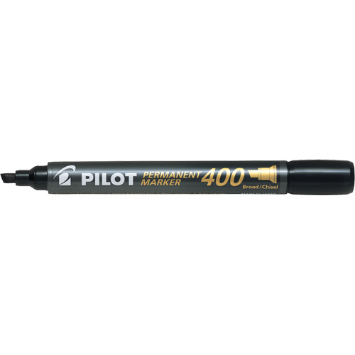 Marqueur permanent 400, Noir, Pointe Ciseau Planification Entrepots Molloy