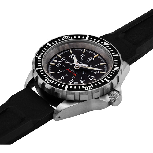 Grande montre automatique de plong&eacute;e, Num&eacute;rique, &agrave; piles, 41 mm, Noir Planification Entrepots Molloy
