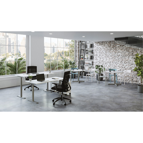 Table rectangulaire &agrave; hauteur r&eacute;glable Newland Planification Entrepots Molloy