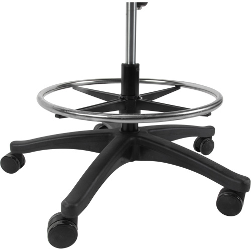 Mesh Work Stool, Mobile, Adjustable Height, 450 lbs. Capacity Planification Entrepots Molloy