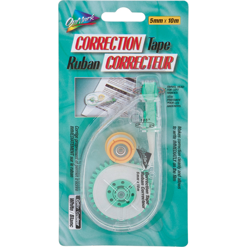 Left & Right Handed Correction Tape Planification Entrepots Molloy