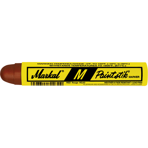 B&acirc;ton de peinture M Paintstick pour traitement &agrave; chaud, B&acirc;ton plein, Rouge Planification Entrepots Molloy