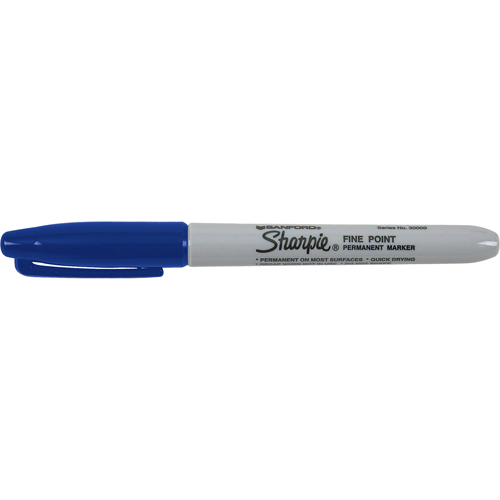 Permanent Markers - #15, Fine, Blue Planification Entrepots Molloy