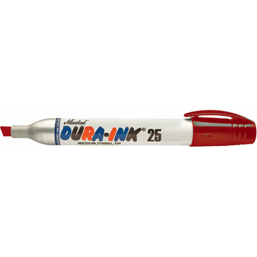 Dura-Ink&reg; Markers - #25 Felt-Tip, Chisel, Red Planification Entrepots Molloy