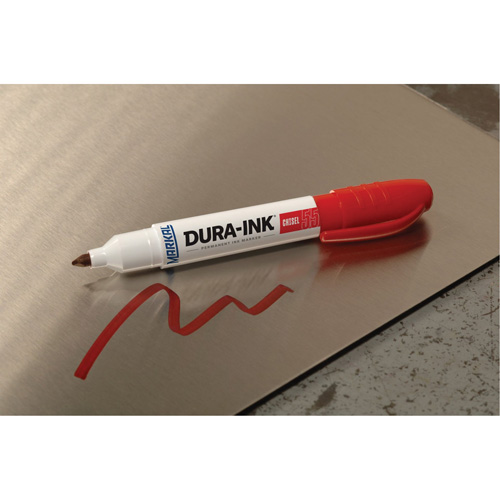 Dura-Ink&reg; Marker #55, Red, Chisel Tip Planification Entrepots Molloy