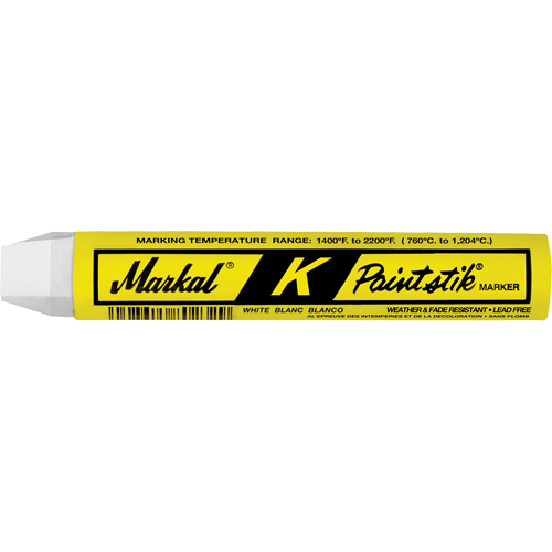 K Paintstik&reg; Paint Marker, Solid Stick, White Planification Entrepots Molloy