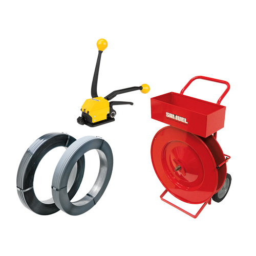 Syst&egrave;me de cerclage en acier de 3/4" Planification Entrepots Molloy