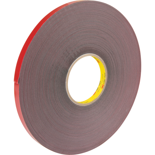 Ruban VHB, 32,9 m (108') lo x 12,7 mm (1/2") la, 40 mils, Acrylique Planification Entrepots Molloy