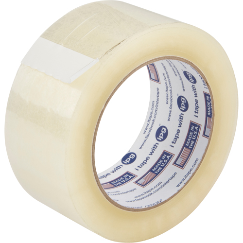 Box Sealing Tape, Acrylic Adhesive, 2 mils, 48 mm (1-22/25") x 99.97 m (328') Planification Entrepots Molloy