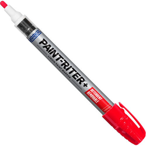 Paint-Riter&reg;+ Detergent Removable Paint Marker, Liquid, Red Planification Entrepots Molloy