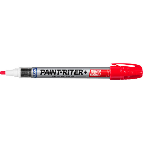 Paint-Riter&reg;+ Detergent Removable Paint Marker, Liquid, Red Planification Entrepots Molloy