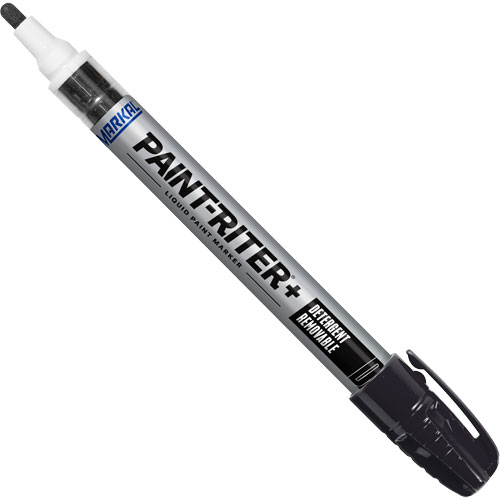 Marqueur &agrave; peinture nettoyable au d&eacute;tergent Paint-Riter+, Liquide, Noir Planification Entrepots Molloy