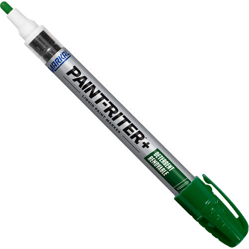 Paint-Riter&reg;+ Detergent Removable Paint Marker, Liquid, Green Planification Entrepots Molloy