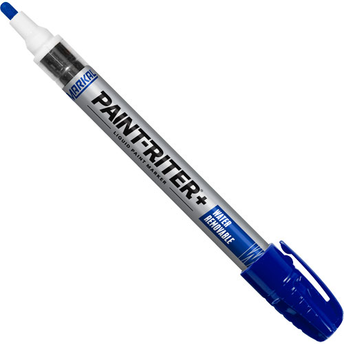 Paint-Riter&reg;+ Water Removable Paint Marker, Liquid, Blue Planification Entrepots Molloy