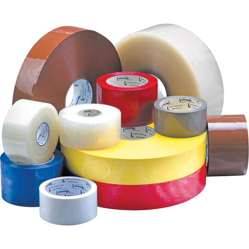 Box Sealing Tape, Acrylic Adhesive, 2.1 mils, 48 mm (1-22/25") x 100 m (328') Planification Entrepots Molloy