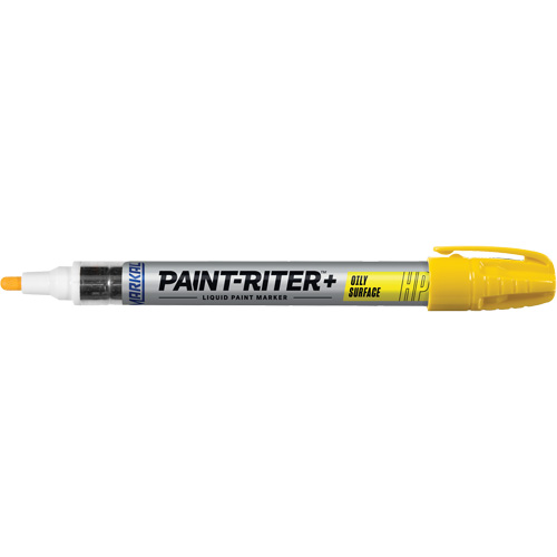 Marqueur pour surfaces huileuses Paint-Riter +, Liquide, Jaune Planification Entrepots Molloy