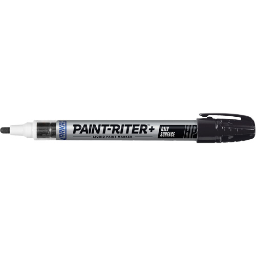 Marqueur pour surfaces huileuses Paint-Riter +, Liquide, Noir Planification Entrepots Molloy