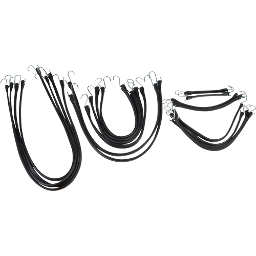 Rubber Tie Down Set, 9" Planification Entrepots Molloy