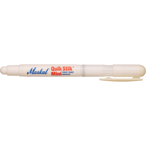 Quik Stik&reg; Mini Paint Marker, Solid Stick, White Planification Entrepots Molloy