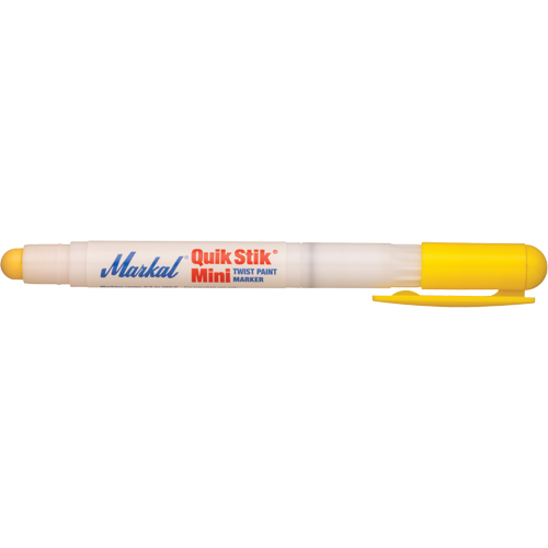 Mini marqueur de peinture Quik Stik, B&acirc;ton plein, Jaune Planification Entrepots Molloy