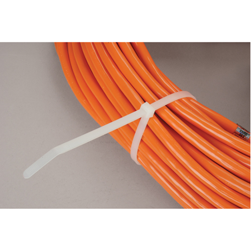 Cable Ties, 11" Long, 50 lbs. Tensile Strength, Natural Planification Entrepots Molloy