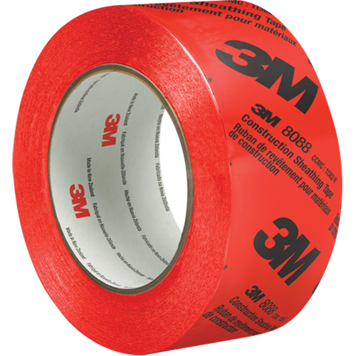 Ruban de rev&ecirc;tement pour la construction 8088, 60 mm (2-3/8") x 66 m (216'), Rouge Planification Entrepots Molloy