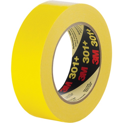 Ruban-cache performance 301+, 12 mm (1/2") x 54,8 m (180'), Jaune Planification Entrepots Molloy