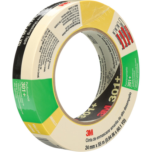 Ruban-cache performance 301+, 24 mm (1") x 54,8 m (180'), Jaune Planification Entrepots Molloy