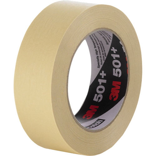 501+ High Temperature Masking Tape, 18 mm (3/4") x 55 m (180'), Tan Planification Entrepots Molloy