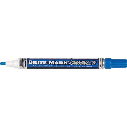Brite-Mark&reg; RoughNeck Marker, Liquid, Blue Planification Entrepots Molloy