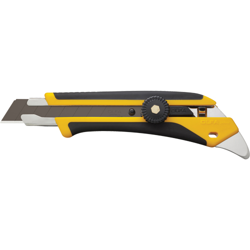 Couteau utilitaire robuste avec verrou &agrave; loquet, 18 mm Planification Entrepots Molloy