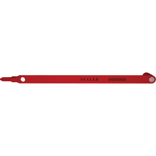 uniFreight Security Seals, 7-3/4", Plastic, Truck Seal Planification Entrepots Molloy