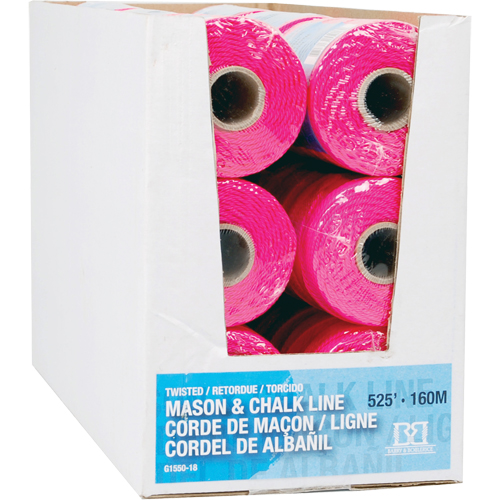 Corde pour maçon/ligne de craie, 525', Nylon Planification Entrepots Molloy