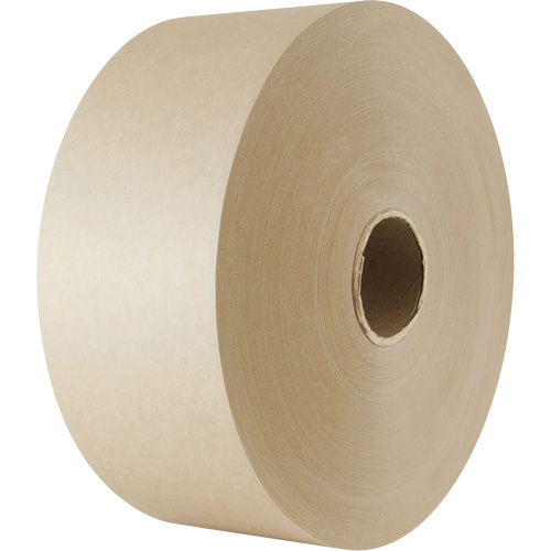 Water-Activated Paper Tape, 102 mm (4") x 183 m (600'), Kraft Planification Entrepots Molloy