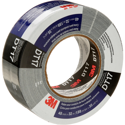 DT17 Super-Duty Duct Tape, 17 mils, Black, 48 mm (2") x 32 m (105') Planification Entrepots Molloy
