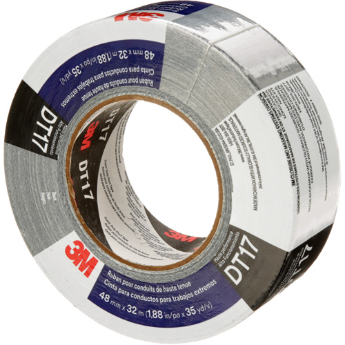 DT17 Super-Duty Duct Tape, 17 mils, Black, 48 mm (2") x 32 m (105') Planification Entrepots Molloy