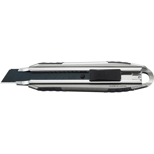 Knife with Auto-Lock, 18 mm, Carbon Steel, Heavy-Duty, Aluminum Handle Planification Entrepots Molloy